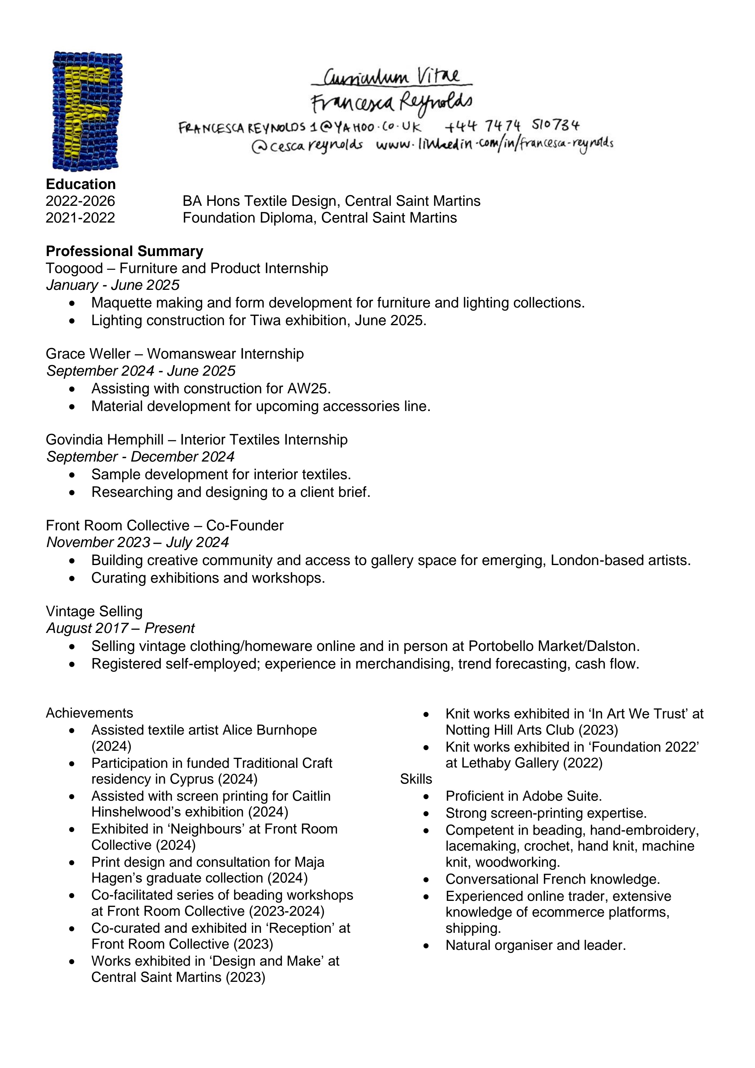 CV